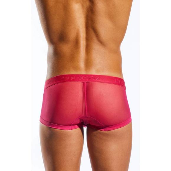 NEW COCKSOX men's mesh trunk brief in fresia pink - Picture 2 of 2